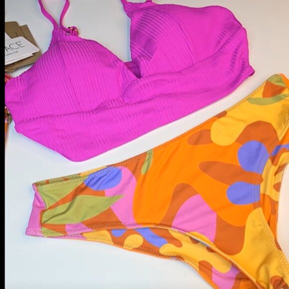 L*Space Top L & Aloe Aloe Shave Ice Print M* - Picture 1 of 1